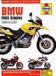 Haynes Repair Manual BMW F650 Singles '94 to '07
